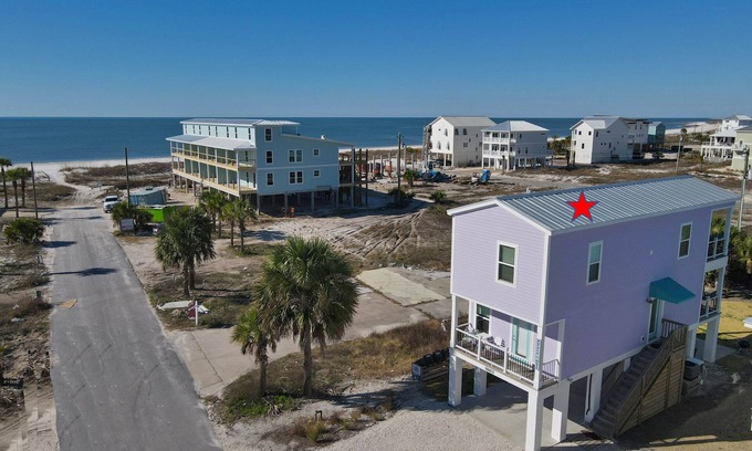 Mexico Beach House | PURPLE HAZE IS 200 STEPS TO THE BEACH! 2BD/3BA W/BONUS BUNK ROOM!