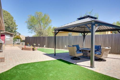 Diamond Valley House | Putting Green and Patio Central Prescott Home