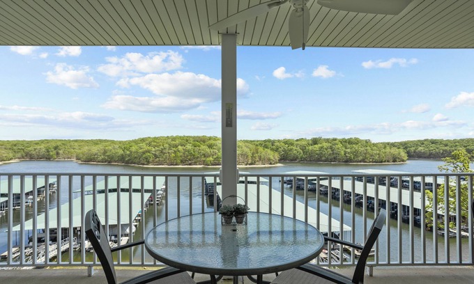 Osage Beach Condo | PVB 1A-132 Two Bedroom Lakefront Condo with View of the State Park!
