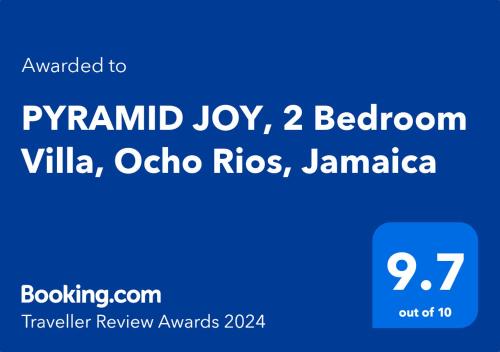 Ocho Rios House | PYRAMID JOY, 2 Bedroom Villa, Ocho Rios, Jamaica