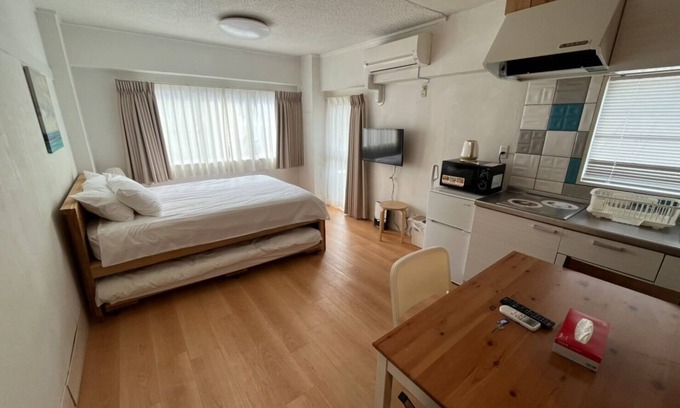 Shinjuku Apartment | Quadruple room 2 Double bed/Shinjuku-ku Tokyo