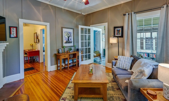 Anderson House | Quaint Anderson Home w/Sunroom, Walk To Downtown!