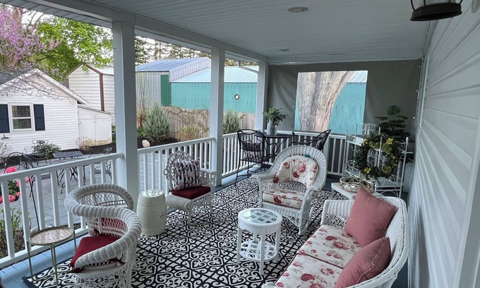 Bemus Point House | Quaint historic home in the heart of Bemus Point Village- a stroll to the water!