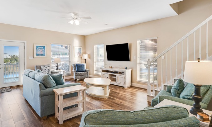Gulf Shores House | Quaint waterfront home with private decks, great views, and AC - near the beach