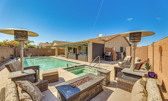 San Tan Valley House | Queen Creek Home w/Pool: Swim, Golf & Explore!
