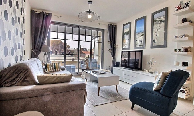 Le Touquet-Paris-Plage Apartment | QUEENVICT E21 : Beautiful T3 near the sea and shops Queen Victoria