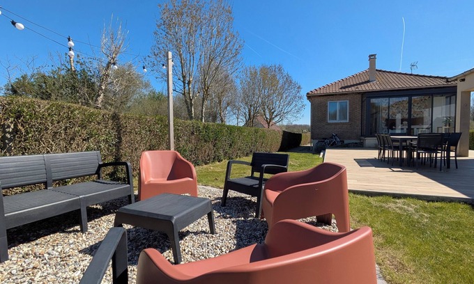 Quend Cottage | Quiet 4 bedrooms house between land and sea
