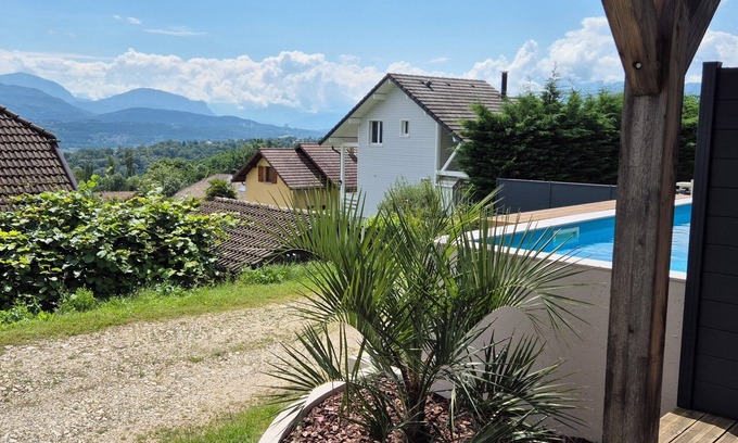 Le Bourget-du-Lac Apartment | Quiet apartment with panoramic lake & mountain views!
