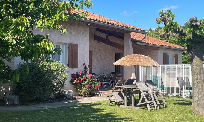 Mercurol-Veaunes House | Quiet, bright detached house with private pool