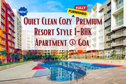 Chicalim Apartment | Quiet & Cozy Resort Style Fully Furnished 1-BHK Apartment