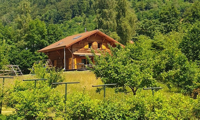 Saint-Maurice-sur-Moselle Ski Chalet | Quiet chalet, private pond for fishing or swimming 4km from shops