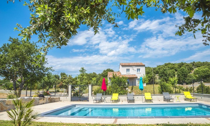 Labeaume Villa | Quiet, fully air-conditioned villa with private pool