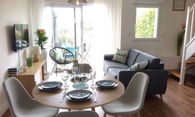 Pleneuf-Val-Andre House | Quiet house for 4 people in private domain with swimming pool - golf and beach nearby