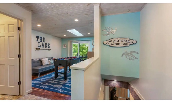 Linn Creek House | Quiet Lakefront - Hot Tub! H2O Toys! Pet Friendly!