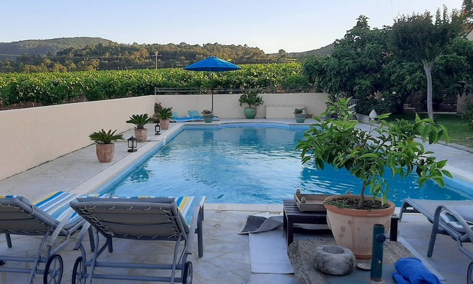 La Mole Apartment | Quiet Mazet in the heart of the vines. Swimming pool.