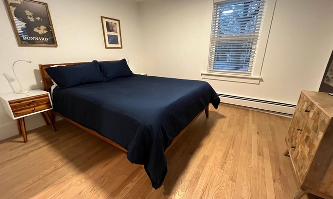 Central Square Apartment | Quiet, private 1 bedroom garden apt near Harvard/MIT, sleeps 4 adults + 1 infant