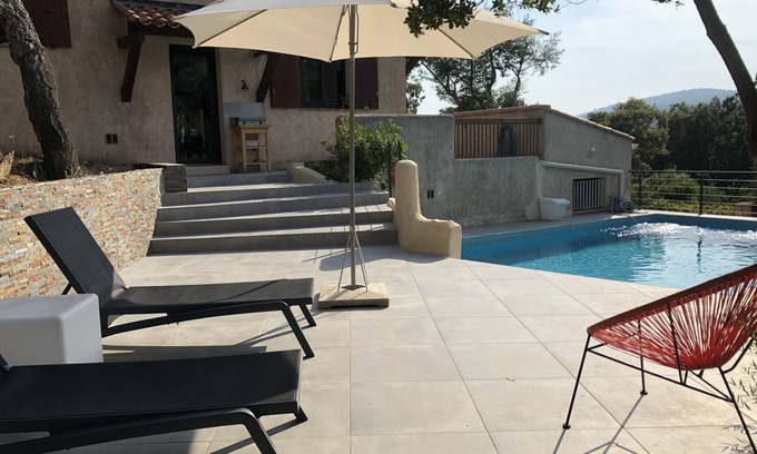 La Londe-les-Maures House | Quiet property, open sea and hills - Domaine de Valcros