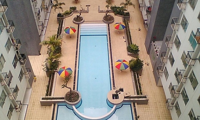 Cipaganti Apartment | Quite 2Br Apartment Ac In Living Room At The Jarrdin Cihampelas