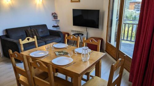 Orcieres-Merlette Apartment | Résidence Balcons Du Soleil - Trois pièces 8 pers Balcons du soleil n° 401 avec WIFI ET Netflix MAE-7554