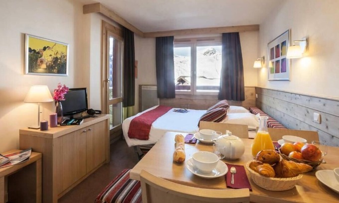 Belle Plagne Apartment | Résidence Pierre & Vacances Les Gémeaux*** - Studio for 4 people - 1 sleeping area