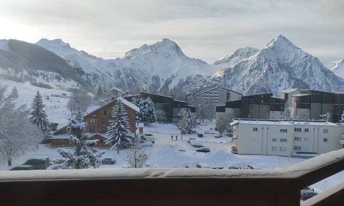 Les Deux Alpes Apartment | Résidence Plein Sud, Front de Neige Centre, à Côté Télécabine 3400m