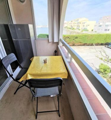 Leucate Apartment | Résidence Terrasses De La Mediterranee 3 - APPT T2 CAB OU MEZZ 4 couchages PORT LEUCATE MAE-5434