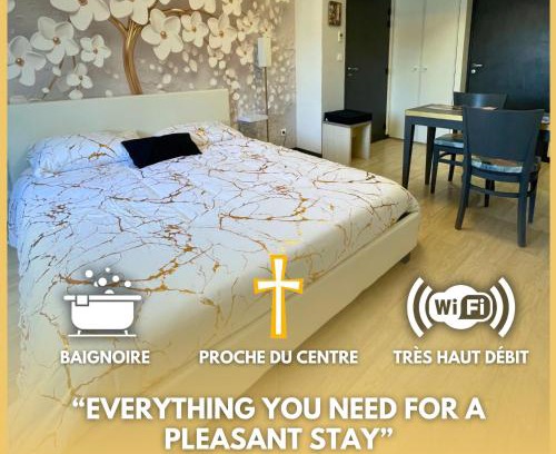 Lourdes Apartment | [Rêve doré] Studio Équipé, Wifi, Unique