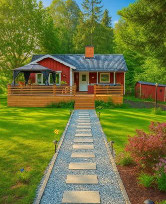 Sodertalje House | Röd Stuga by Falunio