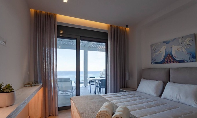 Vlicha Villa | R 1218 Vasilios Villa Vrachos With Break Fast, Airport Transfer & Sea view