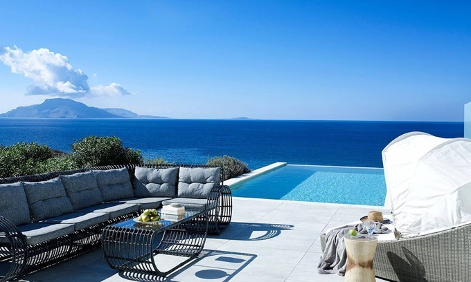 Karpathos Villa | R 561 Infinity Villa with Private Pool Air Con Free WIFI
