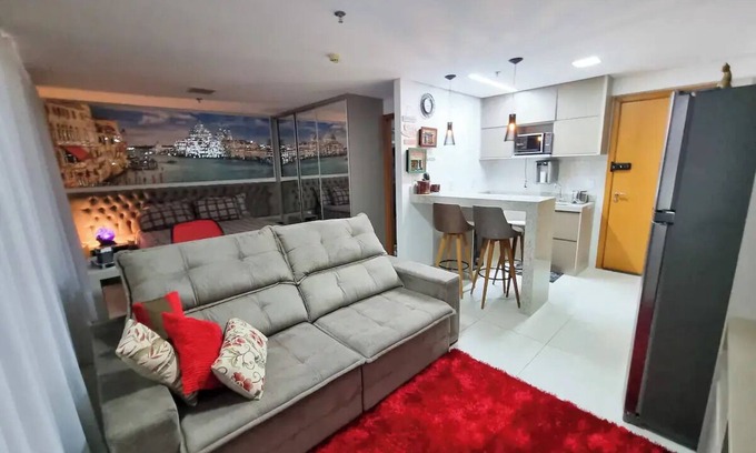 Goiania Apartment | r-FLAT, Park Flamboyant, Garage, minimum 2 nights