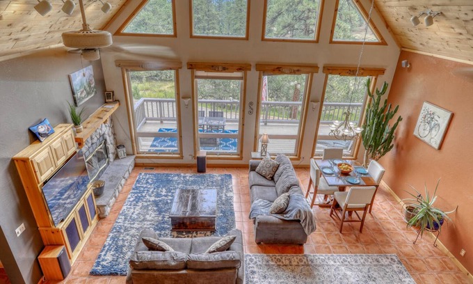 Loma Linda House | Rafting Tickets! Hot Tub /3 Story Home on Acres w/ Deck /BBQ and Outdoor Seating /Updated Decor
