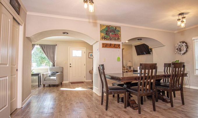 Hill City House | Rail house 3 bedroom, 2 bath, 2 story house. Lots parking Downtown Hill City, SD