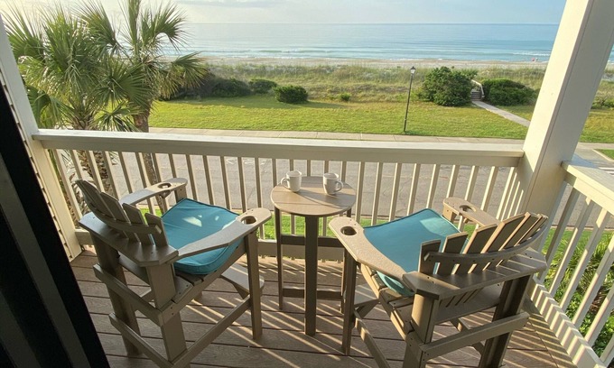 Myrtle Beach Condo | Rare Corner View OCEAN FRONT! Ask for weekly stay 10% discount!