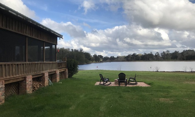 Monticello Cabin | Rare private lake front cabin in Monticello, Fl.