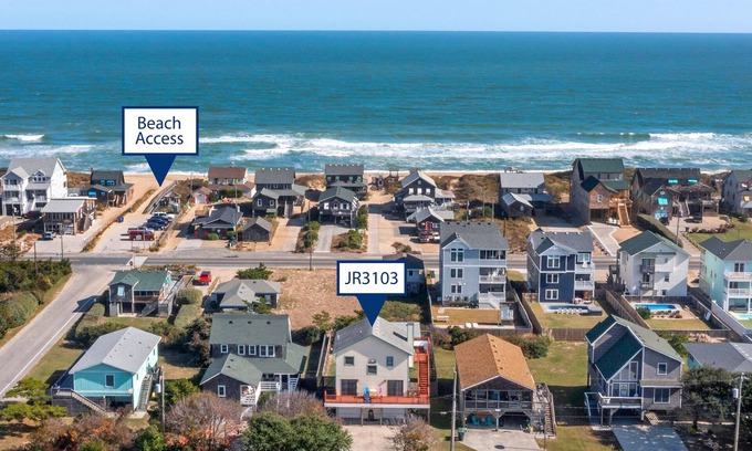 Nags Head House | Raven's Nest: Short Walk to the Beach | Hot Tub | Dogs Welcome