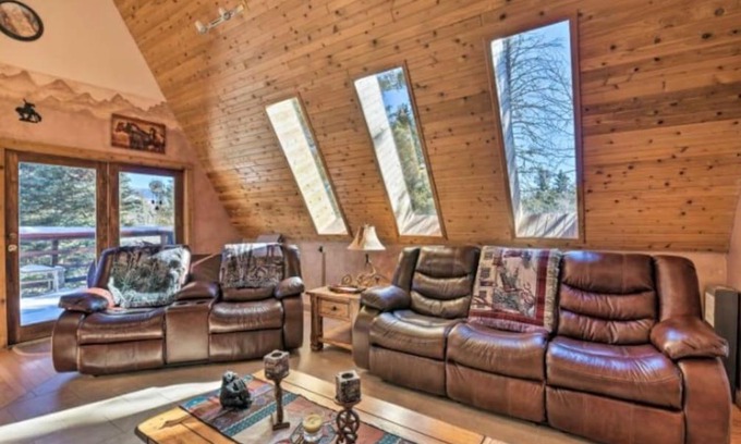 Angel Fire House | Raven’s Nest Cabin with Glowing Bocce Ball Court