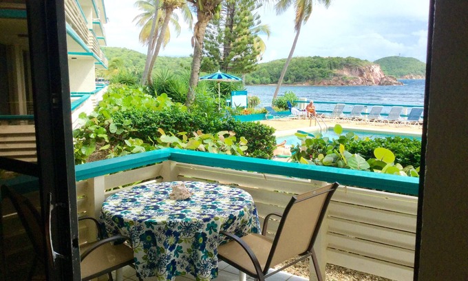 Bolongo Bay Condo | READ MY REVIEWS! Vacation in style right on the ocean ABSOLUTELY THE BEST!