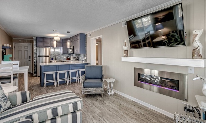 North Myrtle Beach Condo | Recently Remodeled First Floor Luxury Unit at Finestere Condos in Cherry Grove Beach