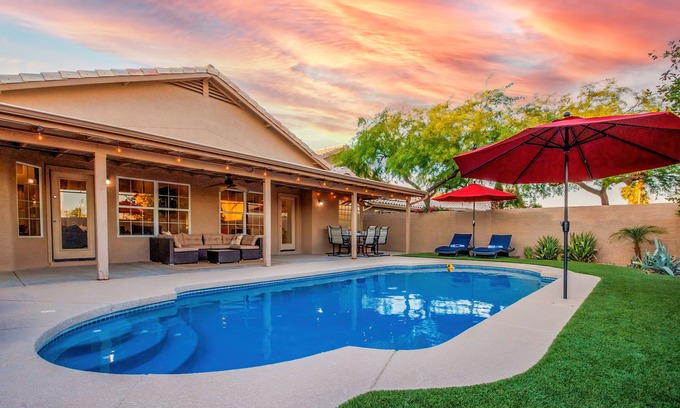 Mountain Park Ranch House | Recently renovated Phoenix home with private heated pool and mountian veiws