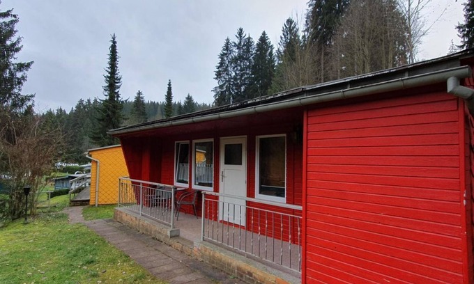 Ilmenau Apartment | Red Bungalow 316 cancellation free of charge - Naturcamp Meyersgrund - Ferienhäuser