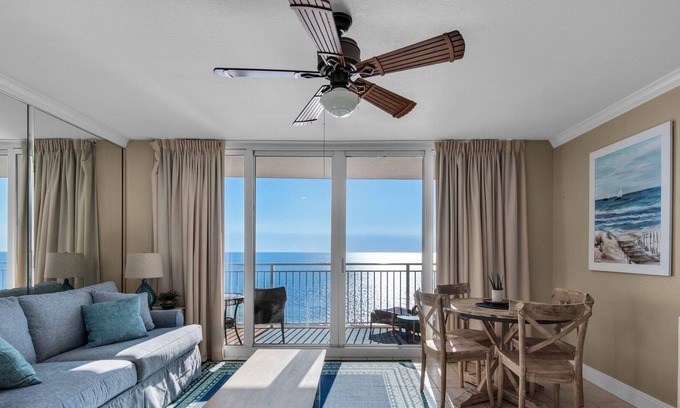 Panama City Beach Condo | REDUCED MAY!!! FREE BEACH SERVICE!! “Cleanest condo we’ve ever rented!”