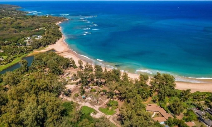 Anahola House | Refreshed & spacious 5 br. Home designed for large groups is only steps to sand