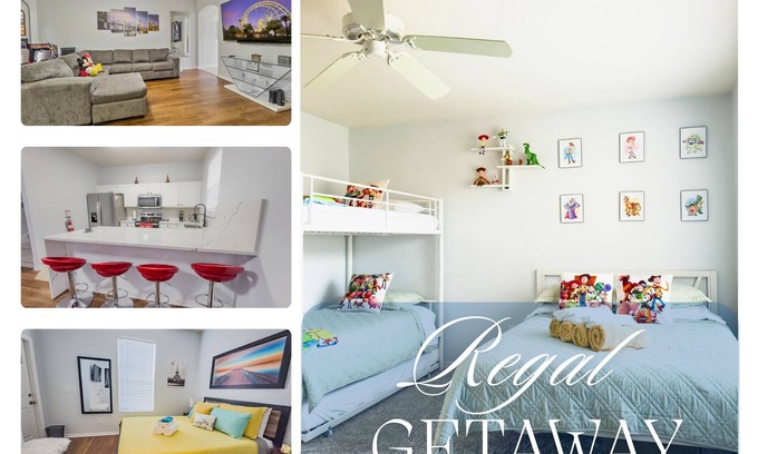 Regal Palms House | Regal Getaway at Resort w/Pool, Slide & Spa – Pet Friendly