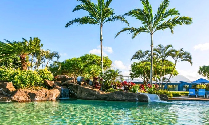 Poipu Condo | Regency Corner Unit - tropical surroundings with split A/C units installed!