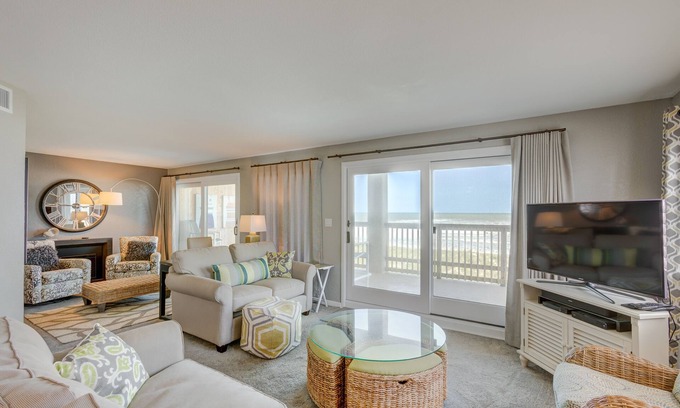 Nags Head House | Relax and Enjoy the Views from Your 3rd Floor Oceanfront Condo in Outer Banks