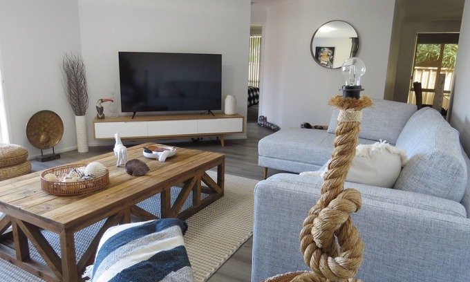 Callala Beach House | Relax at Lo Quay Callala Beach - 80m walk to 4kms of white sand! Pet friendly.