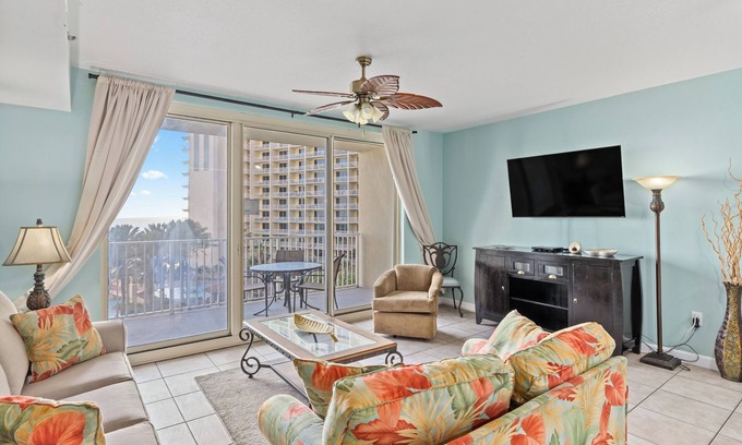Panama City Beach House | Relax at Panama City Beach | Balcony, Parking, Walk to Dining