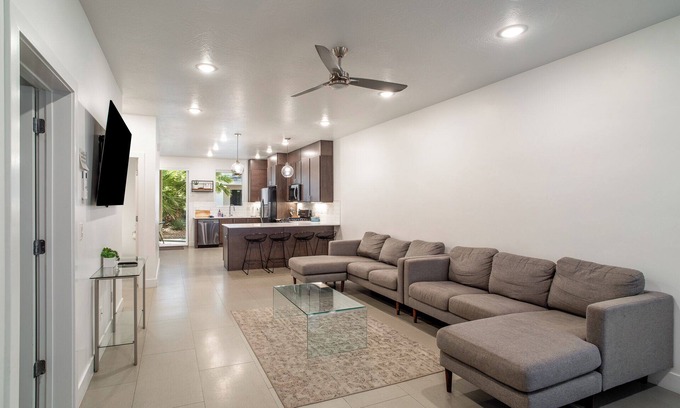 St. George House | Relax in a 4BR, 3.5BA St. George townhouse near Zion! Pool, hot tubs, balconies | Pet-friendly!