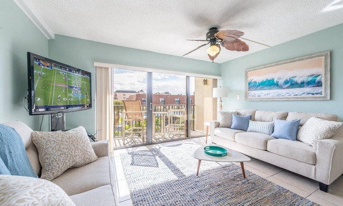 Port Canaveral Condo | Relax in Paradise Third Floor Condo with Two Private Patios and Ocean Views